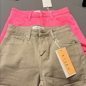 Women's Risen  2 pair of blue Jean shorts